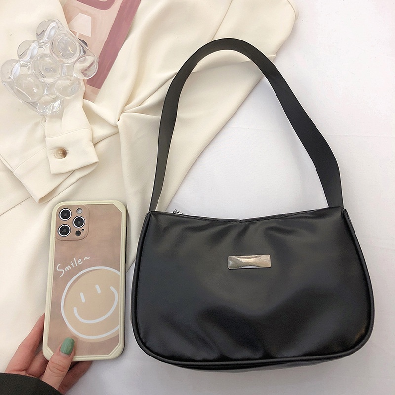 AlphaZ Túi Đeo Chéo Màu Trơn Đơn Giản Thời Trang Dành Cho Nữ