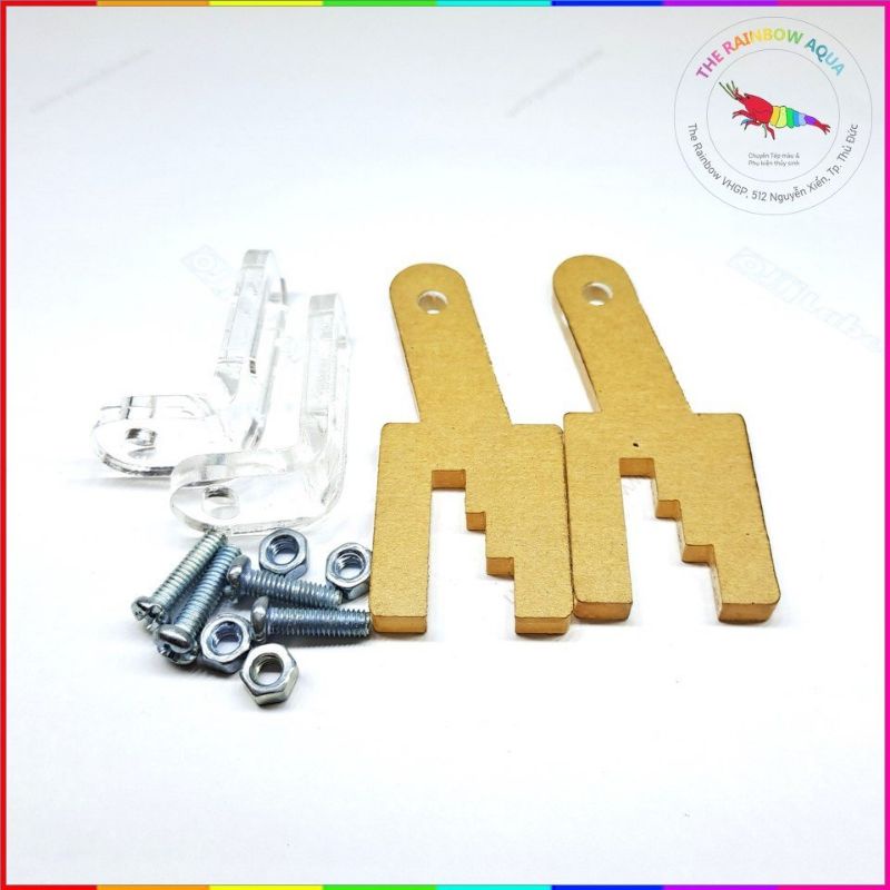 Full bộ chân quạt mica trong suốt đẹp