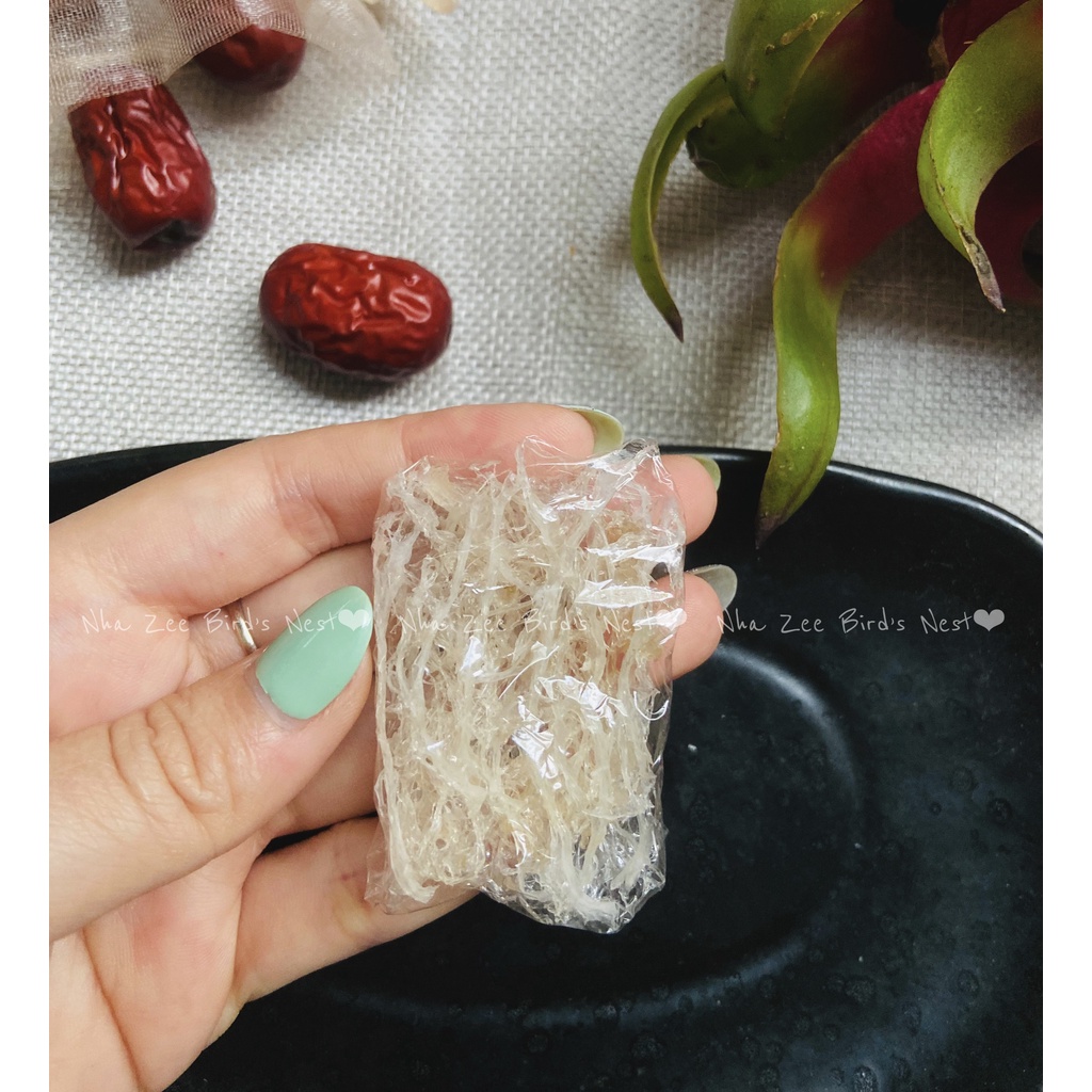Tổ yến sào nguyên chất  kèm nguyên liệu - Yến sào Nhà Zee