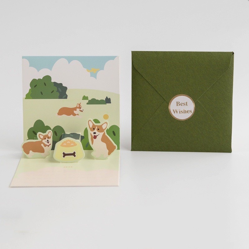 Thiệp Nổi Dễ Thương - THIEP1039 - B.Corner