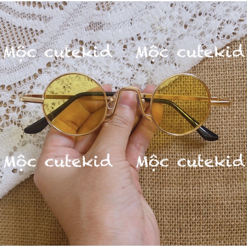 Mắt kính cho bé trai bé gái QCCC - HÌNH THẬT - FREESHIP - chống nắng chống bụi chụp hình thời trang sống ảo cho bé yêuo