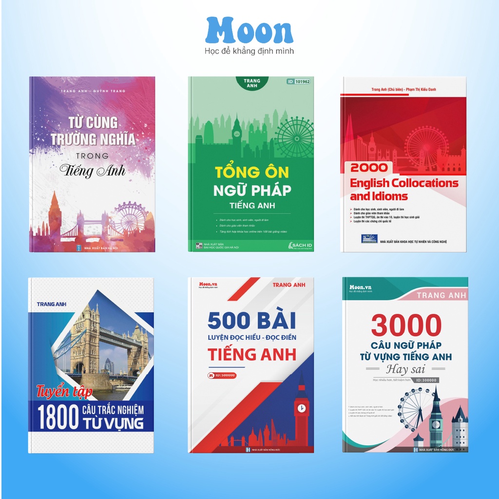 Sách chủ đề từ vựng tiếng anh cô Trang Anh | Moonbook | BigBuy360 - bigbuy360.vn