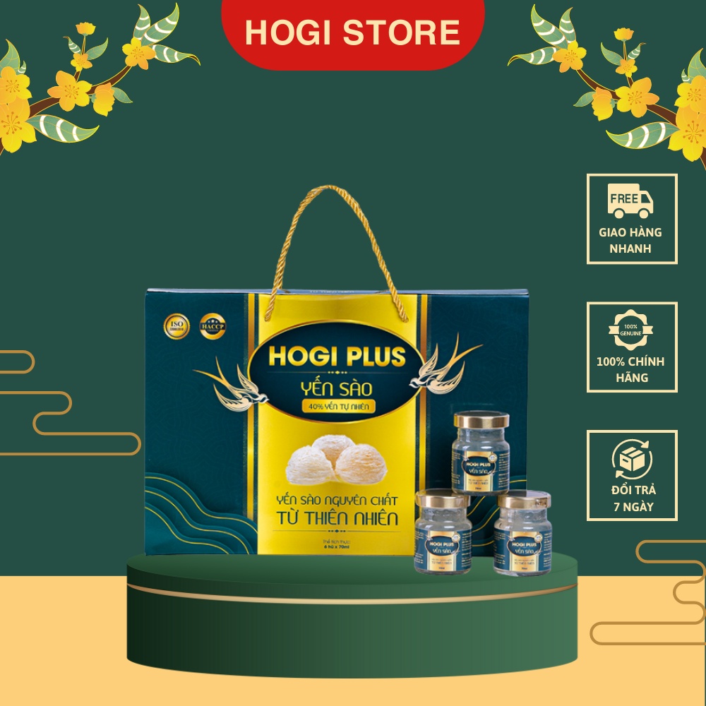 Yến Sào Hogi HCN Plus 40% Tổ Yến Giúp Phục Hồi Sức Khỏe Cho Phụ Nữ Mang Thai, Sau Sinh Và Người Cao Tuổi