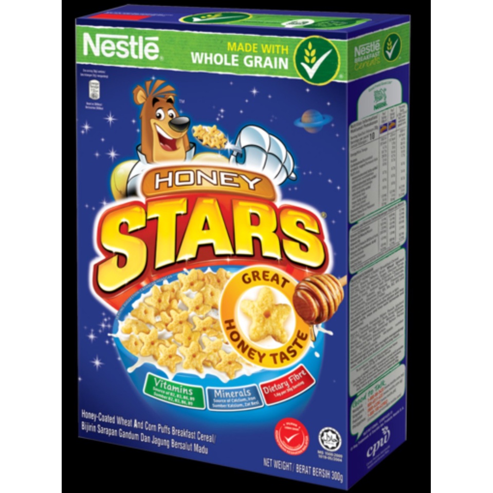 Bánh Ăn Sáng Nestle MILO Cereal/ Honey Star/ Koko Krunch/ Gold Honey Flakes - Hộp 300g