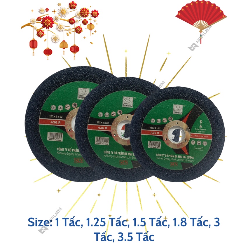 Đá Cắt Sắt Inox Đen Loại 1 Hải Dương