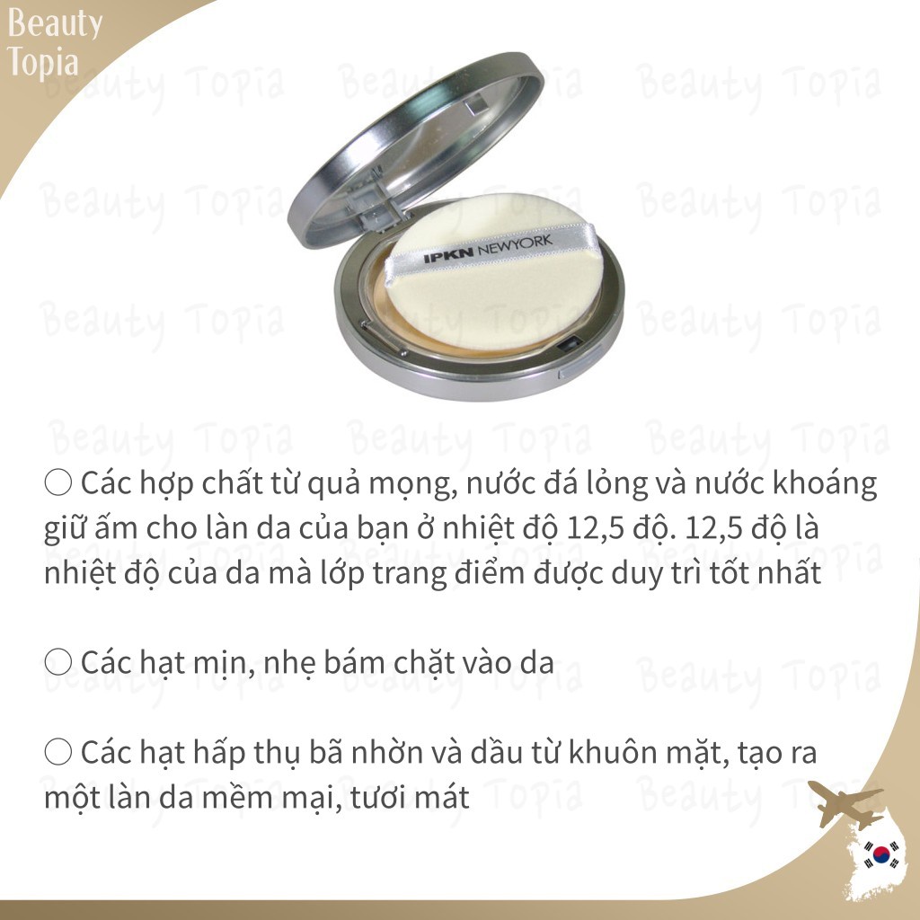 IPKN phấn phủ nén Perfume Powder Pact 12.5 15g