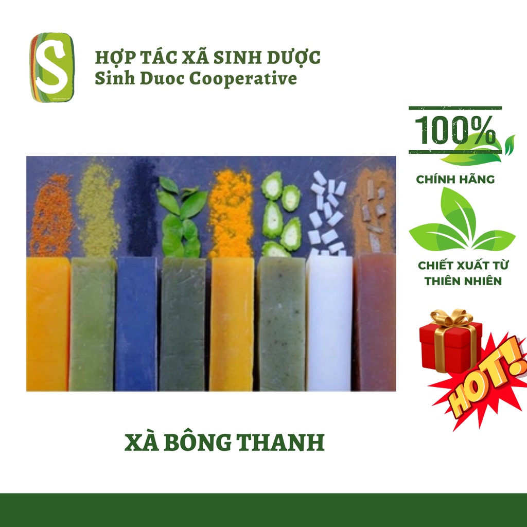 Xà Bông Sinh Dược Thanh Lớn HTX Sinh Dược 1,4kg Xà Phòng Handmade - SD20