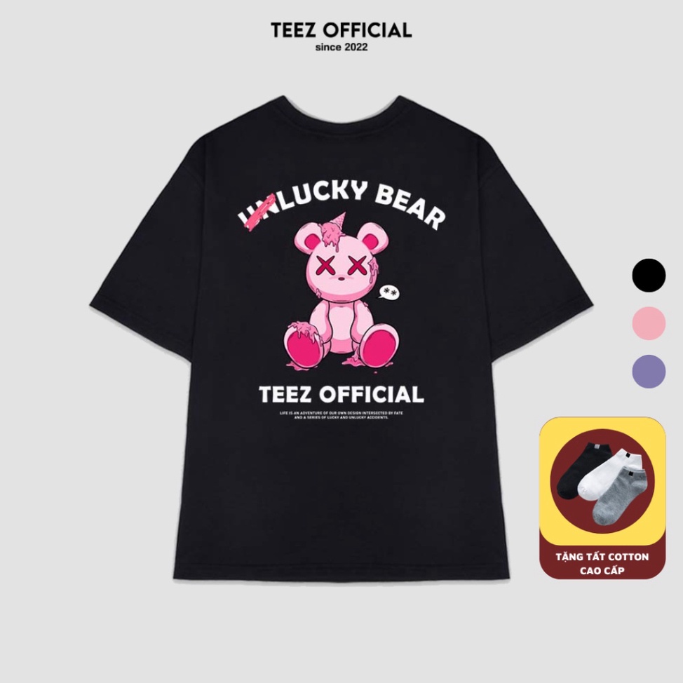 Áo Thun Unisex Nam Nữ TEEZ - TZ1076 Form Rộng Tay Lỡ Freesize - Hàng mới về