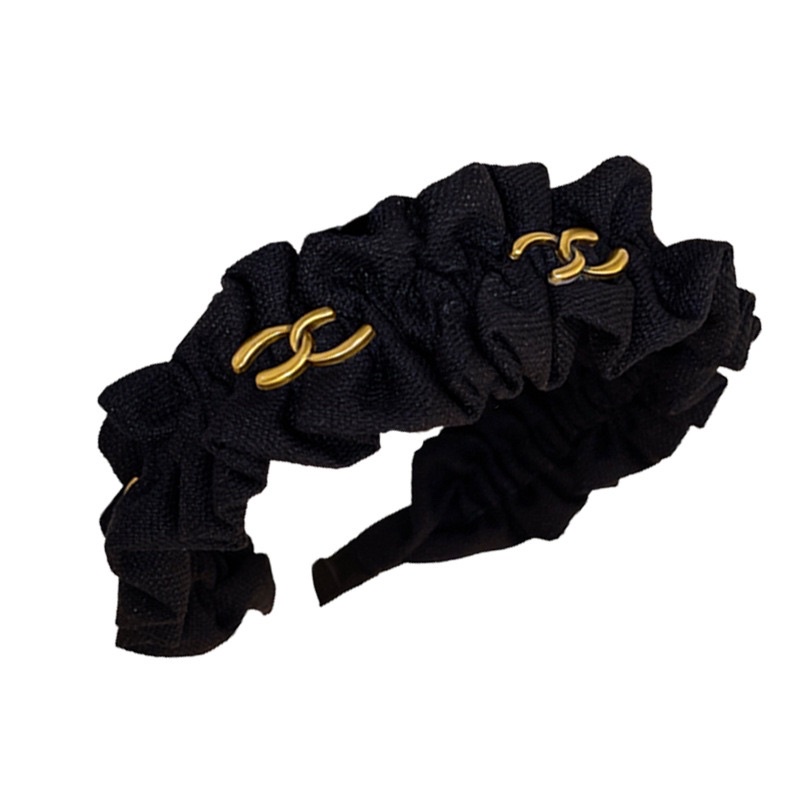 Băng đô bờm tóc logo thương hiệu phong cách Hàn Quốc