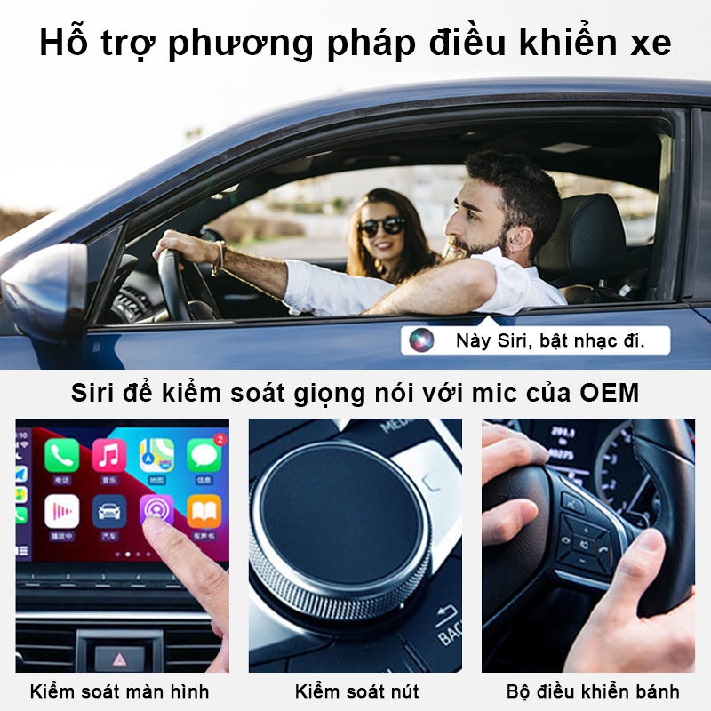 FEINODI Chuyển đổi CarPlay có dây của nhà máy sang CarPlay không dây, Bộ điều hợp CarPlay không dây cho CarPlay Dongle | BigBuy360 - bigbuy360.vn