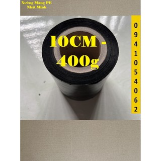 Màng PE đen thui, màng quấn đen 10cm