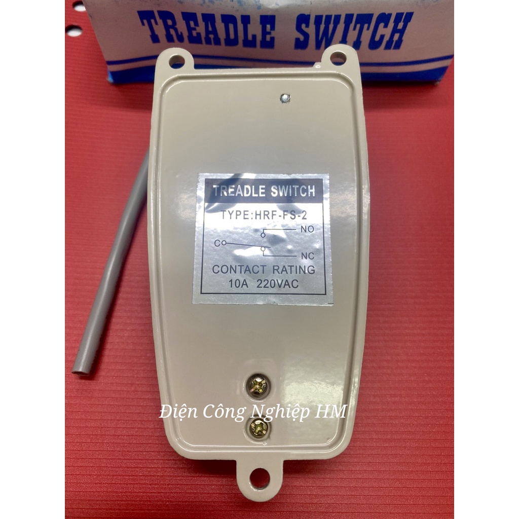 Công Tắc Bàn Đạp Chân FS2 10A-220VAC , Bàn Đạp Điện Vỏ Kim Loại Kích Thước Vừa
