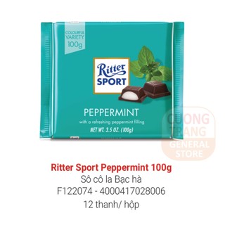 Sô cô la thanh vuông Ritter Sport nhiều vị 100g