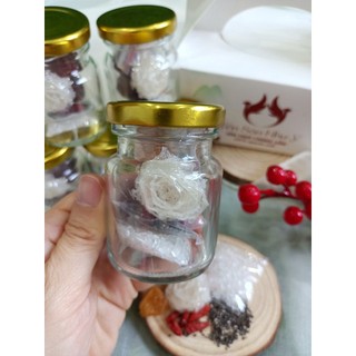 Yến sào baby kèm hủ thuỷ tinh sang trọng nắp vàng 70ml