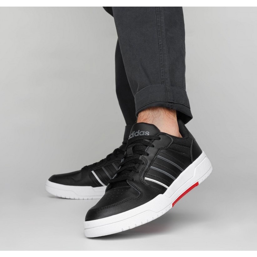 Giày Sneaker Adidas Nam Entrap Black White GW5498