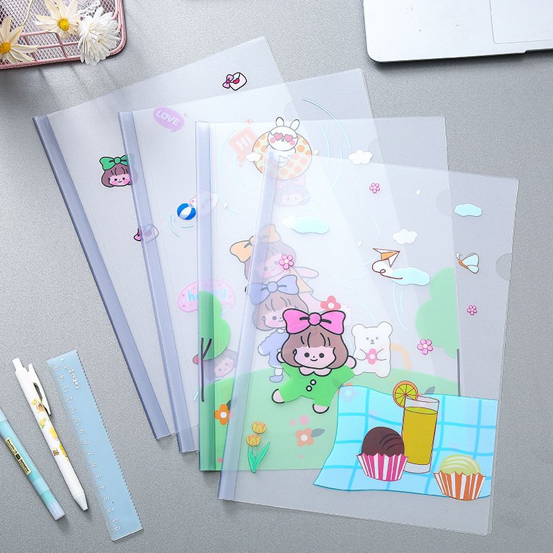 Bìa đựng hồ sơ, bìa kẹp hồ sơ A4 hình hoạt hình dễ thương