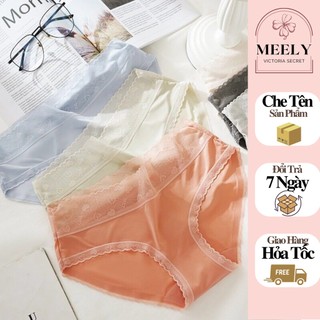 Quần Lót BIGSIZE Su Lụa Nữ Cao Cấp Cạp Vừa Nâng Mông Không VIền Siêu Mát Co Giãn 4 Chiều Nhẹ size 38-70kg -9909