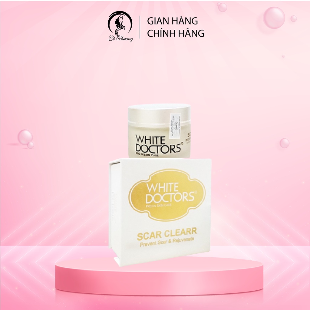Kem hỗ trợ mờ sẹo rỗ White Doctors Scar Clearr tái tạo tế bào da 40g