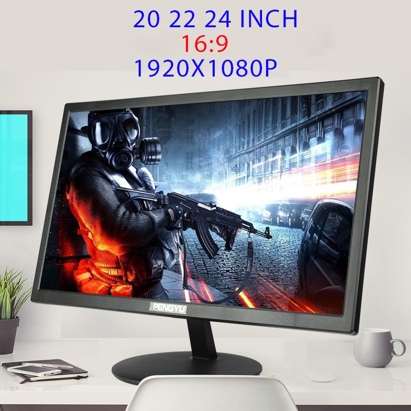 Màn hình máy tính pengyu 20|22|24 inch 75Hz - Mới 100% giá tốt, siêu đẹp, siêu nét FULL BOX