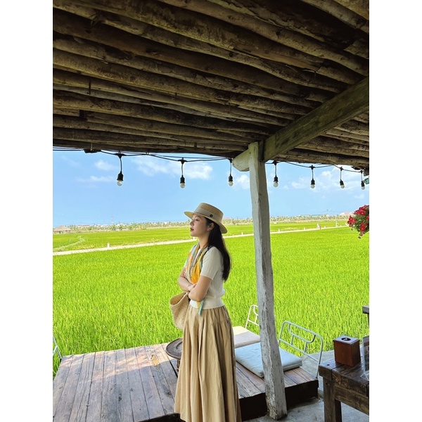 ( Ảnh thật ) C308 Áo len mỏng thừng ngắn tay ainn