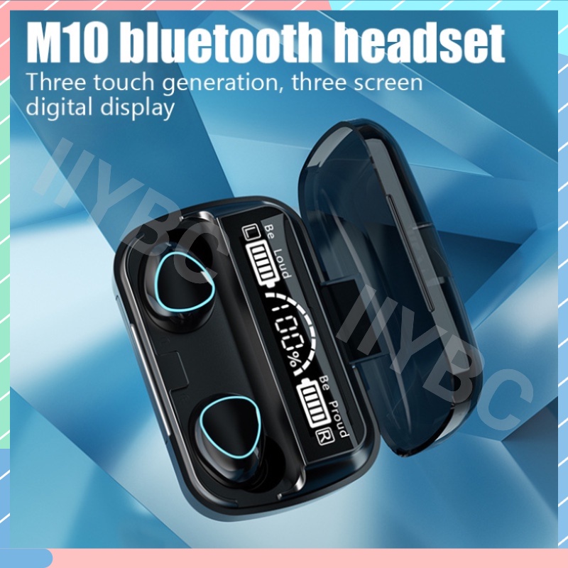 SAMSUNG Tai Nghe Bluetooth TWS M10 / M20 / F9-TWS Dung Lượng Pin Sạc Dự Phòng Cho IOS / Android / Xiaomi / Vivo / Huawei / oppo