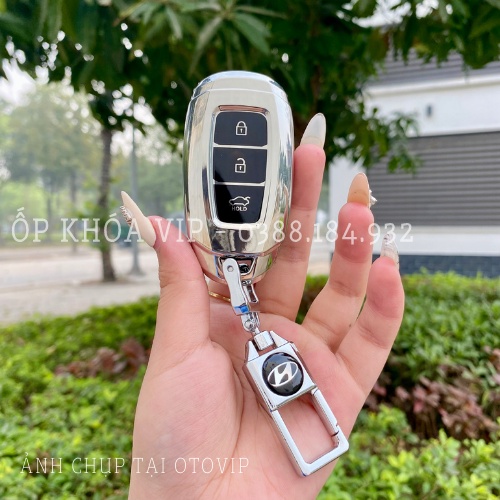 Ốp TPU dẻo xe HYUNDAI các dòng xe ACCENT mẫu 3 nút TM:  2018-2020, HYUNDAI KONA, SANTAFE 2019-2020...Bọc khóa xe ô tô