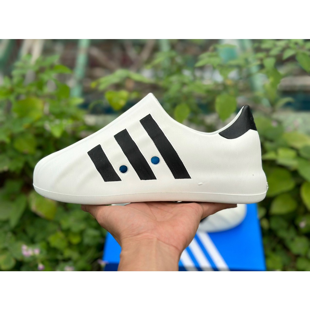 Giày Adifom Superstar Trắng Đen Cao Cấp Đúc Nguyên Khối _ Giày Adidas không dây