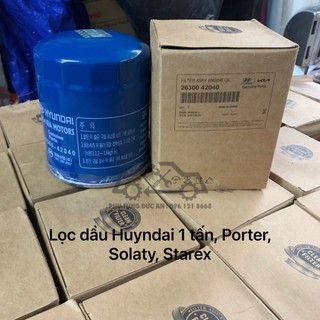 Lọc dầu huyndai 1 tấn, 1.25 tấn, porter, kia 1.4 tấn, starex, bongo 3