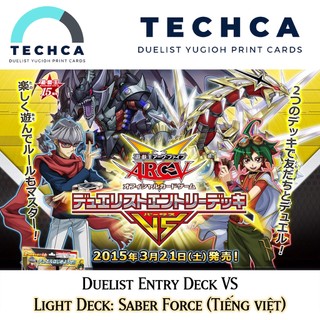 Bộ bài yugioh - duelist entry deck vs - light deck: saber force
