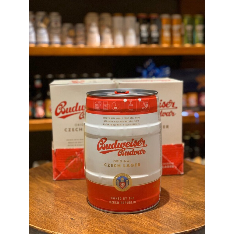 Bia Budweiser Budvar boom 5lit - Tiệp Khắc -5 lít