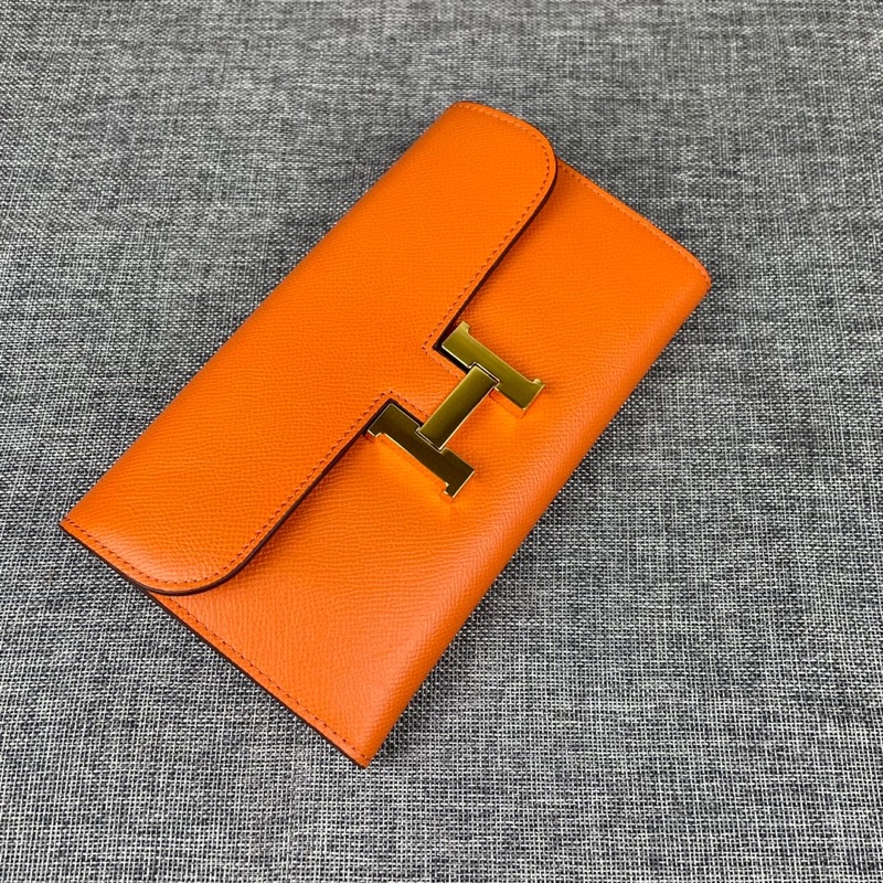 Ví hermes super vip màu cam, full box chuẩn đẹp như hình có nhiều màu