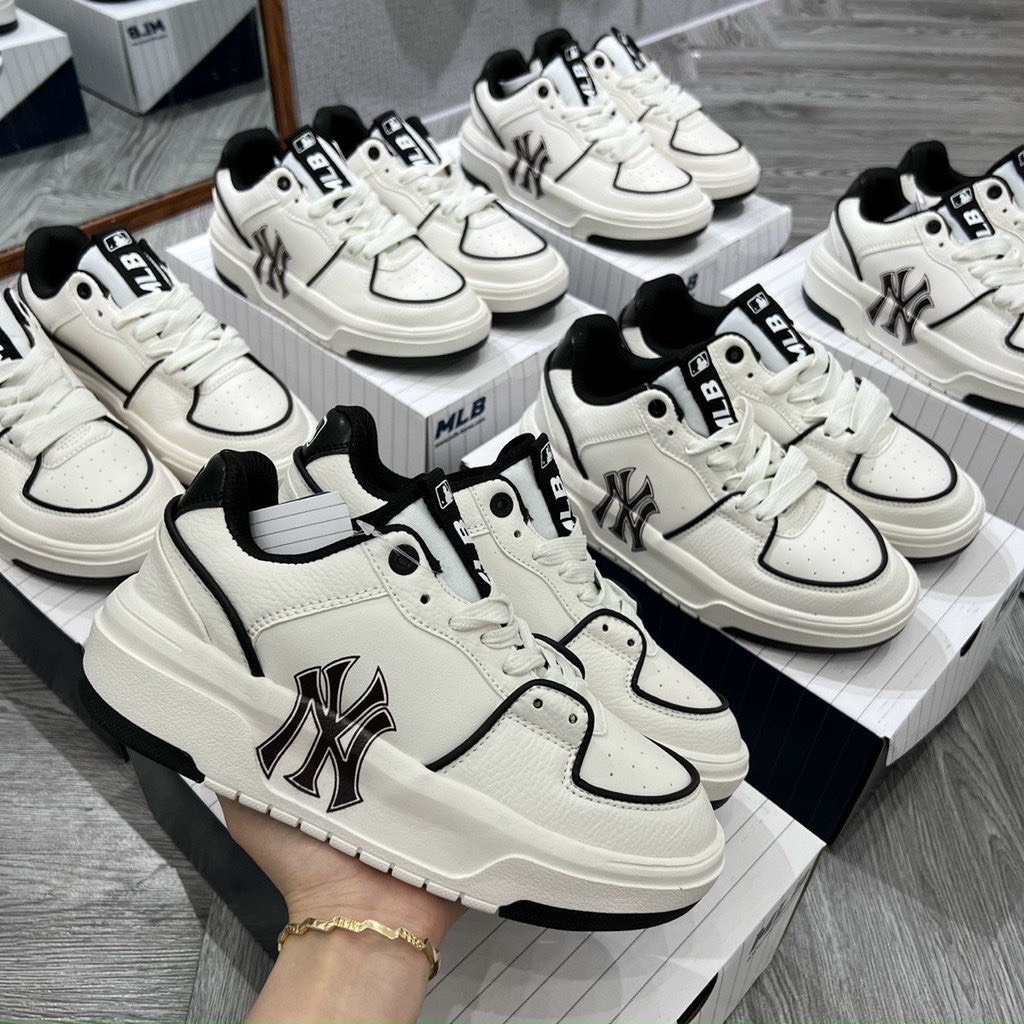 Giày MLB Chunky Liner Màu Đen Nam Nữ, Giày Sneakers MLB Hàng Đẹp Fullbox