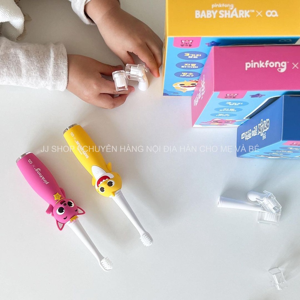 Bàn Chải Điện PinkFong Nội Địa Hàn Cho Bé