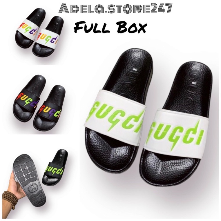 Dép lê nam quai ngang Louboutin gắn đinh