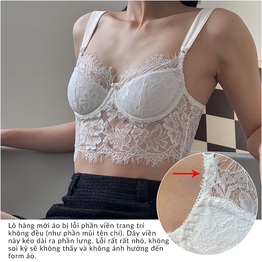 Áo Bra Ren Mi Dây Lụa Xinh Xắn Ciar