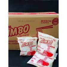 Thùng mì lẩu Jumbo bò 100gx80 gói