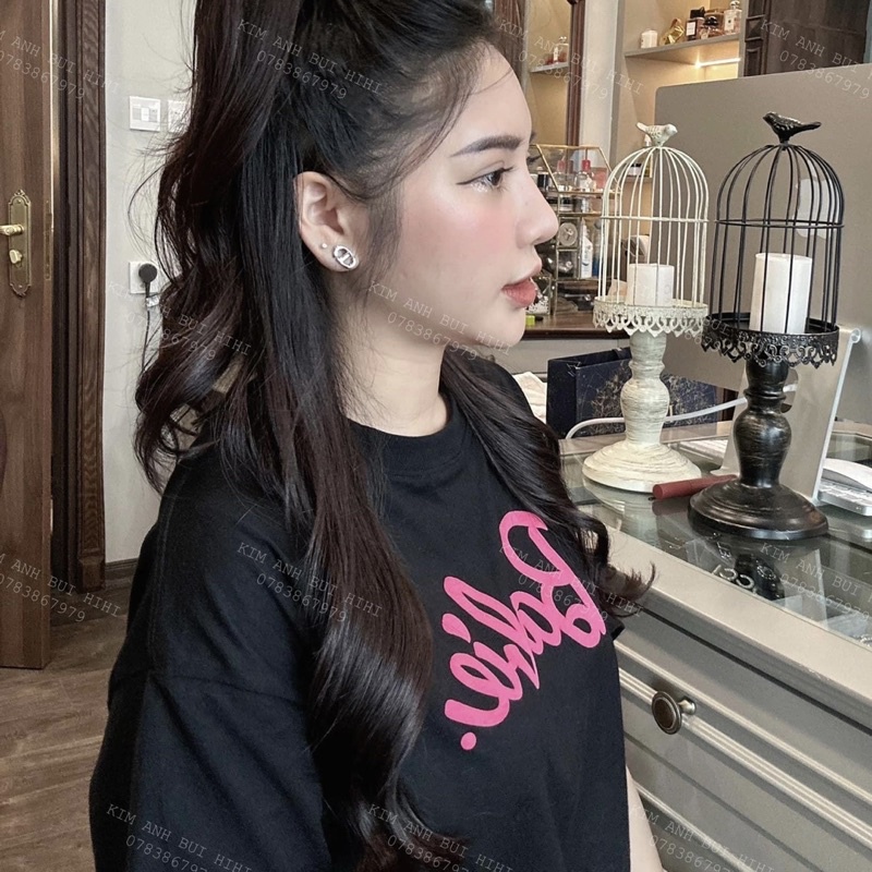 Áo thun chữ Barbie - order Thái