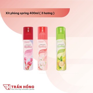 Xit phong spring - hương hồng phân / chanh / hoa hồng 400ml