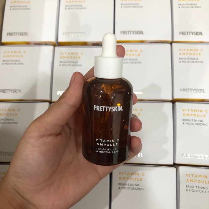 Tinh Chất Dưỡng Trắng Mờ Thâm Nám Prettyskin Vitamin C Ampoule Serum 50ml