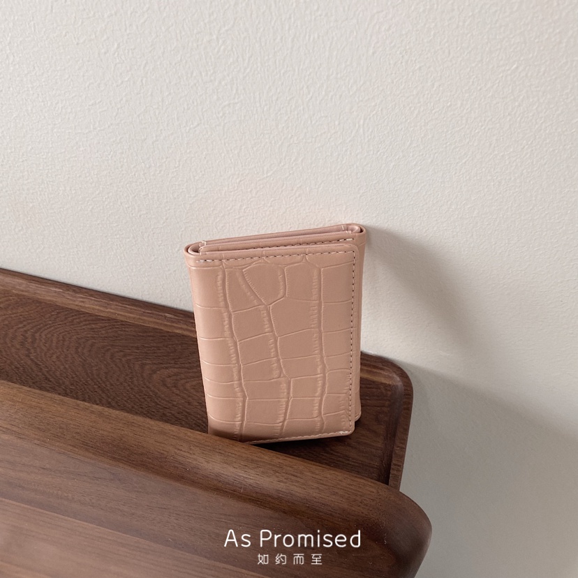 Ví nữ mini gấp gọn Amora da nhỏ gọn 01S-H