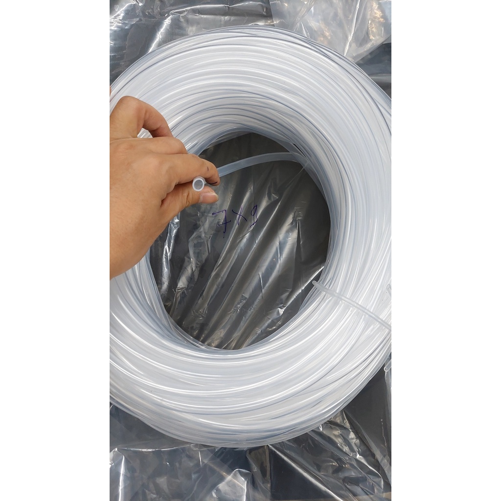 Ống silicon ống silicone trong suốt cấp thực phẩm phi 0.3, 0.5, 0.8, 1, 2, 3, 4, 5, 6, 7 8, 9, 10, 12, 14