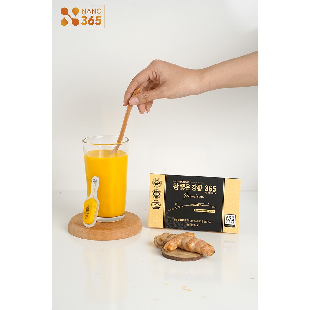 Tinh Nghệ Nano Curcumin 365 Premium - Hộp 32 tuýp