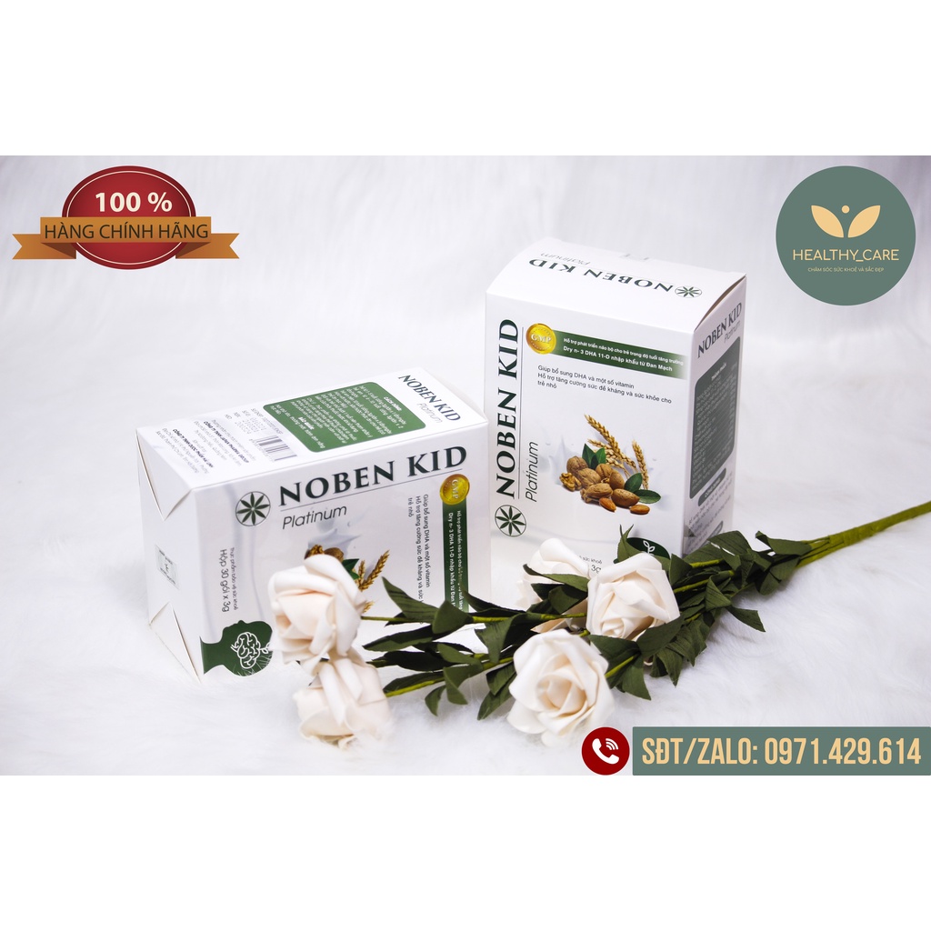 NOBEN KID Cốm Trí Não Chính Hãng - Giúp Bé Thông Minh, Tăng Khả Năng Ghi Nhớ, Phát Triển Trí Não