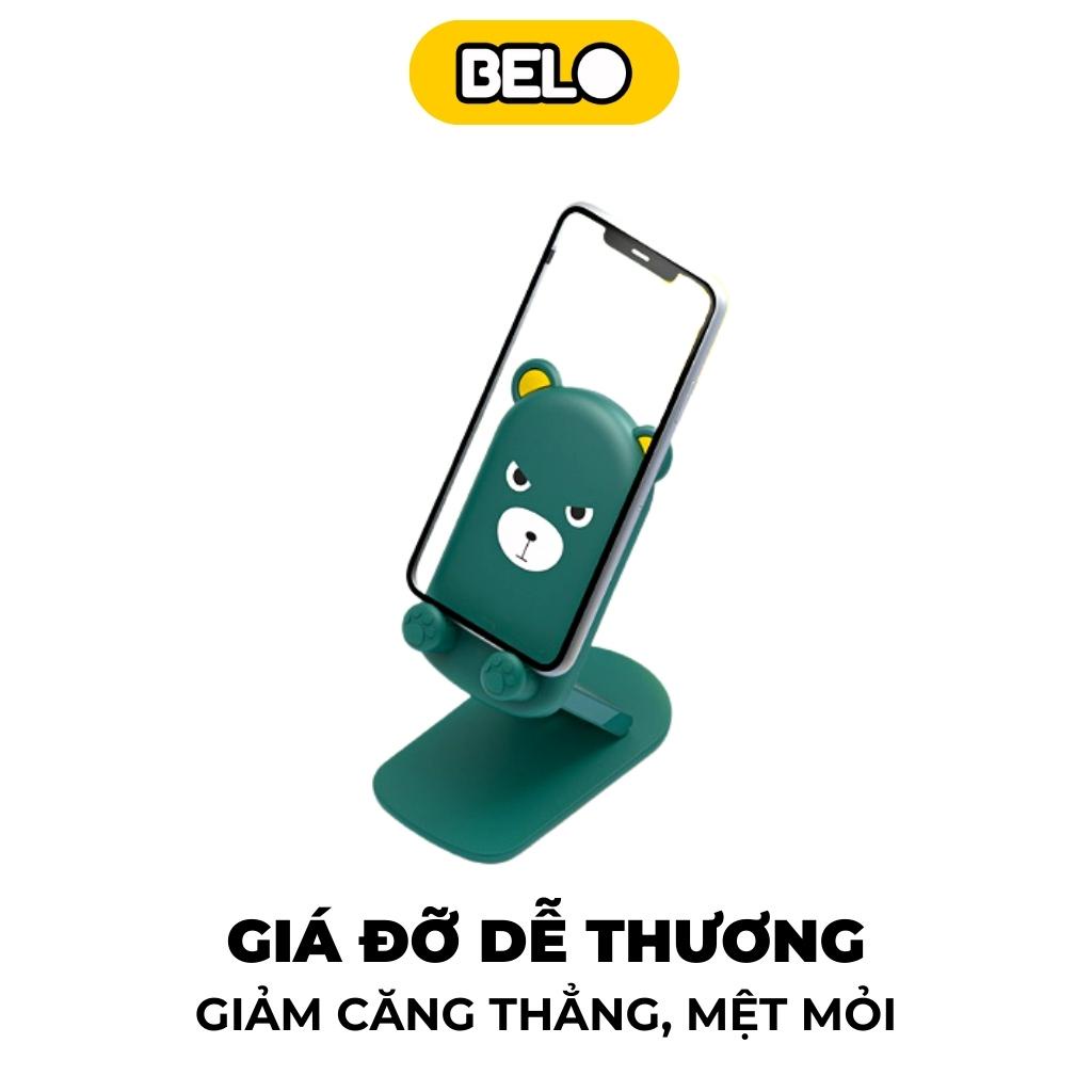 Giá đỡ điện thoại, máy tính bảng hình thú dễ thương  gấp gọn BG-02 – Belo