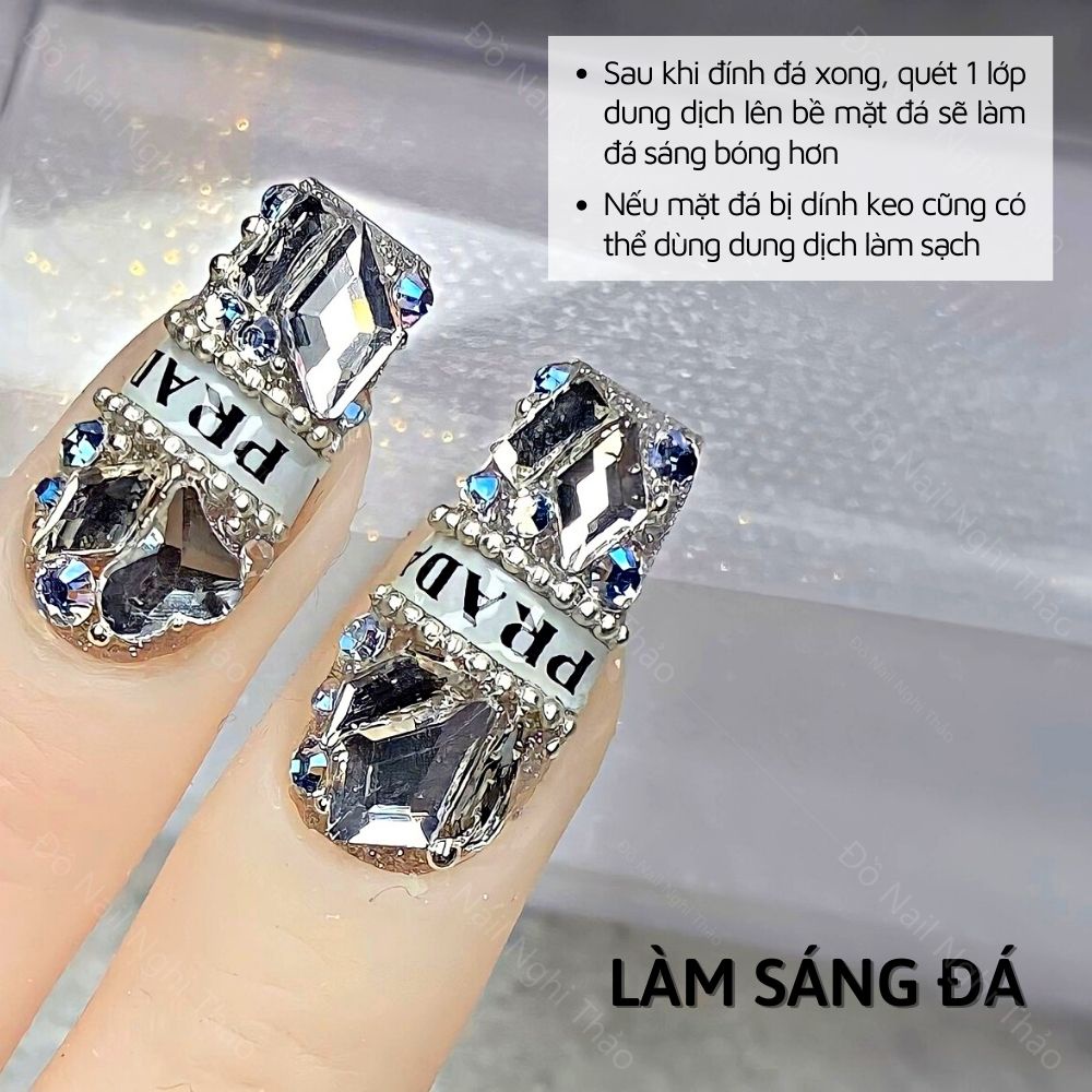 Nước khô keo làm sáng đá waloc 15ml NGHI THẢO