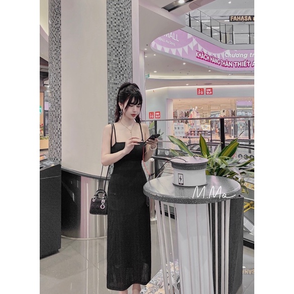 Váy  2 Dây Dáng Dài