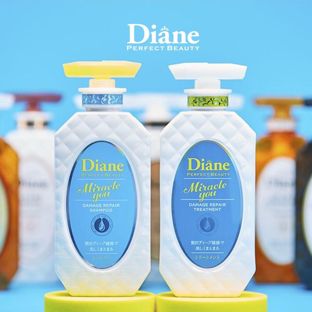 Dầu Gội Xả Diane Số 1 Nhật Bản Cài Thiện Tình Trạng Rụng Tóc, Kích Thích Mọc Tóc, Giúp Tóc Vào Nếp và Suôn Mượt 450ml