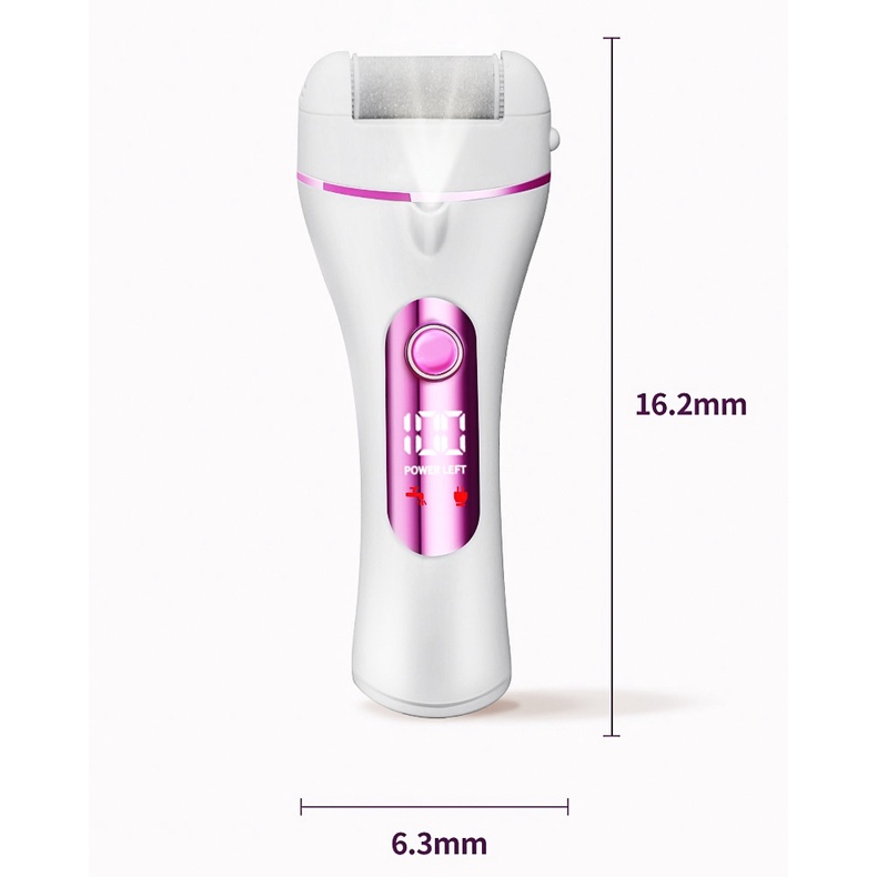 Máy mài gót pin sạc cao cấp 3 đầu mài, hỗ trợ làm nail tẩy da chết