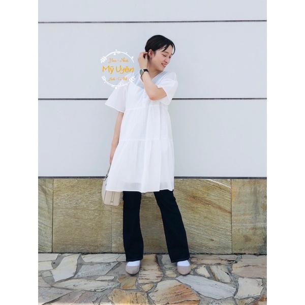 Váy Uni qlo Siêu mềm nhẹ mát