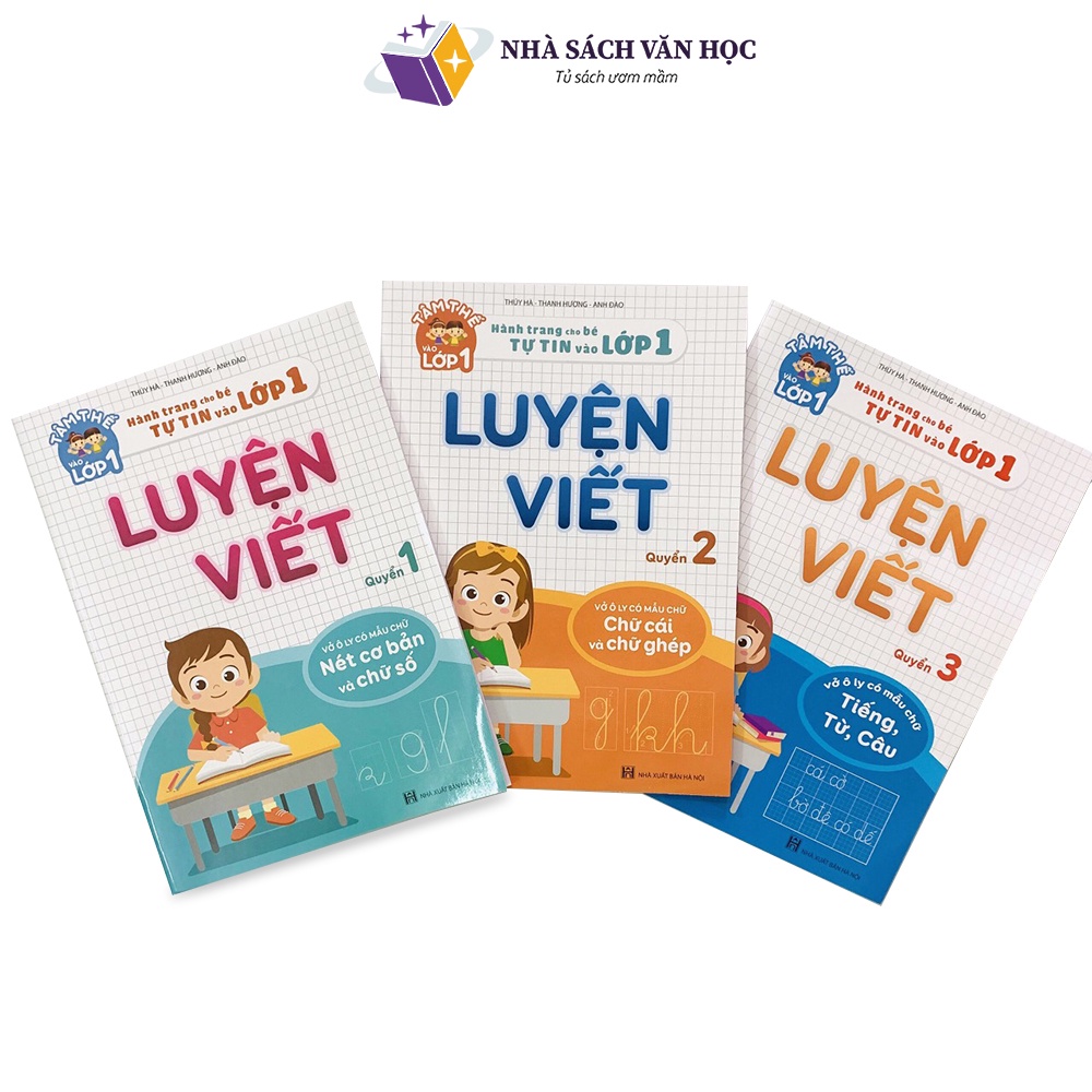 Sách Combo 3 Quyển Luyện Viết Hành Trang Cho Bé Tự Tin Vào Lớp 1